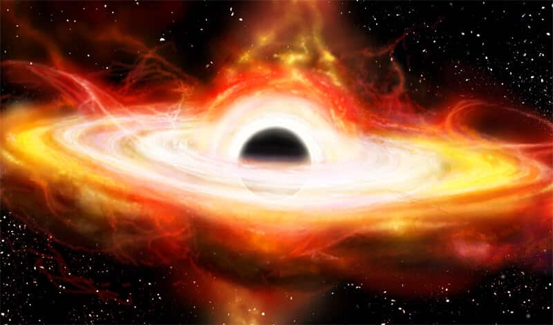 A Black Hole that Devours the Equivalent of a Star - Cosmic Destruction